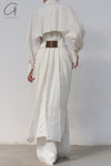 mame kurogouchi long shirt dress MM22SS DR033 white